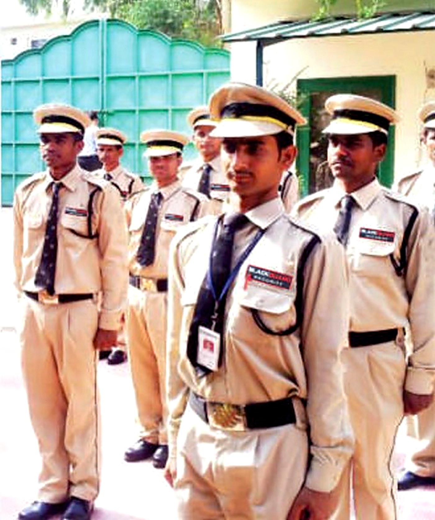 Blackguard security guards on site